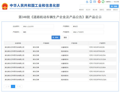 九款消防车产品入选《道路机动车辆生产企业及产品公告》(第348批) 彰显公司创新实力与市场竞争力
